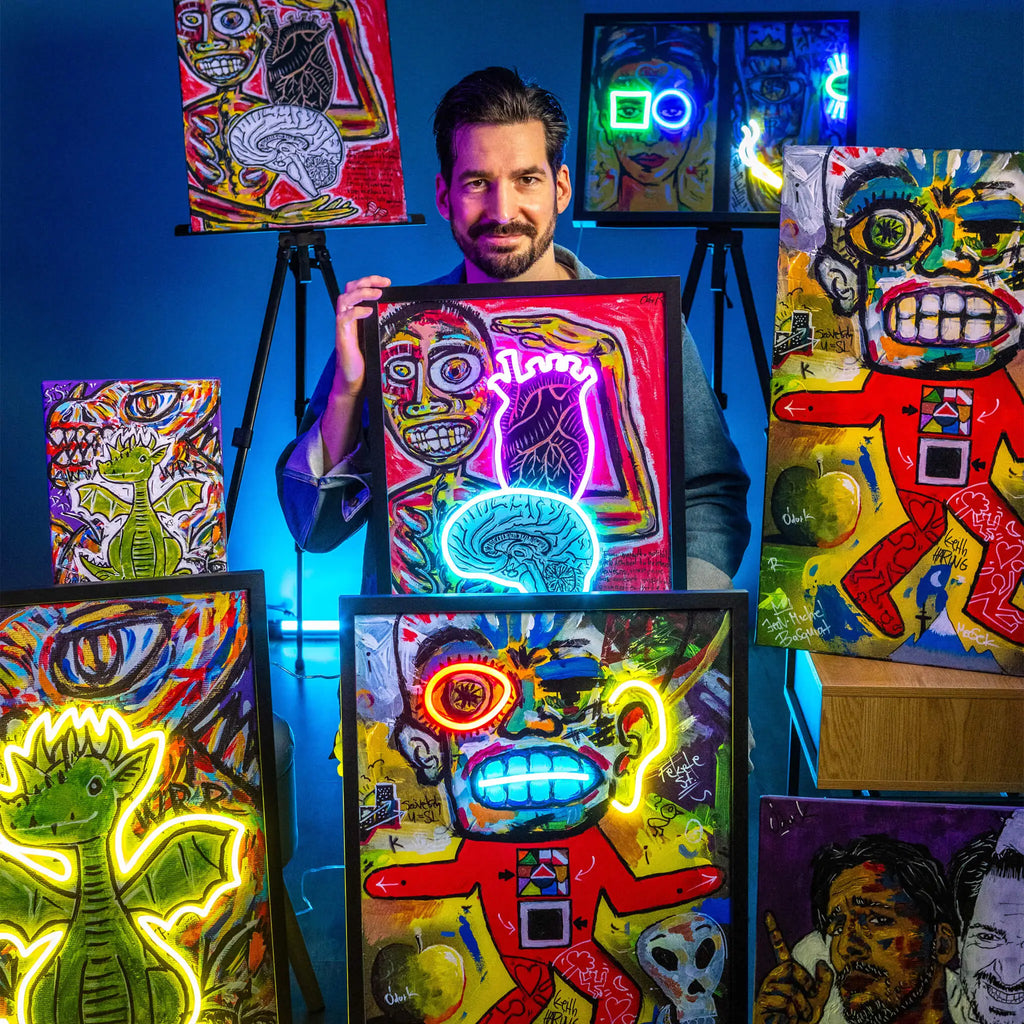 100EV x Ódor K. | Led Wall Art-3